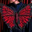 Placeholder: metal gothic red moth wings