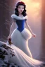 Placeholder: Snow white, beautiful, full body, soft