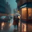 Placeholder: rainy street romantic