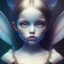 Placeholder: fairy toddler character, ominous, facepaint, waist up portrait, intricate, oil on canvas, masterpiece, expert, insanely detailed, 4k resolution, retroanime style, cute big circular reflective eyes, cinematic smooth, intricate detail , soft smooth lighting, soft pastel colors, painted Renaissance style