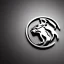 Placeholder: peugeot brand square logo futuristic lion