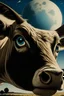 Placeholder: plano detalle del ojo de una vaca saltando en la llanura pampeana argentina bajo una luna brillante al estilo de andre doran