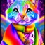 Placeholder: Lisa Frank collage