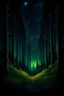 Placeholder: night forest