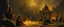 Placeholder: master oil painting by Rembrandt, sodomite in Babylon in the style of Fallout 4