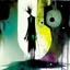 Placeholder: Truth Augur paradigm shift, abstract surreal horror, by Dave McKean and Colin McCahon and Squeak Carnwath, ink wash mind-bending illustration; asymmetric, Uv reactive colors, dark shines, atmosphere guided by N(t)=N0​⋅e−kt