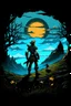 Placeholder: legend of zelda breath of the wild dark fantasy style