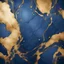 Placeholder: Hyper Realistic navy-blue & golden marble texture with rustic background & vignette effect