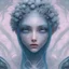 Placeholder: karlan, icy blue, anime, mutated human,tears, crying, sad, fae, majestic, ominous, ice, plants, wildflower, facepaint, intricate, oil on canvas, masterpiece, expert, insanely detailed, 4k resolution, retroanime style, cute big circular reflective eyes, cinematic smooth, intricate detail , soft smooth lighting, soft pastel colors, painted Rena