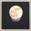 Placeholder: surrealist image on a dark canvas of a surreal illustration of a colossal ethereal egg-like moon in the sky that is cracked with a lavender gold twilight emerging from the egg spreading into the empty sky, classic surrealist drawing and composition, minimal concept art