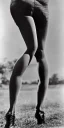 Placeholder: Ziegfeld fit Girl on jeans walking