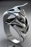 Placeholder: Ninja inspired silver jewellry ring design
