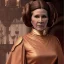 Placeholder: extremely detailed 8k hyperspace wallpaper,complete and photo realistic detailed head to waist stunning photo realistic portrait of carrie fisher as Princess Leia in star wars with photo realistic luxurious but fine hair, brown eyes, professional majestic photo realistic painting by Ed Blinkey, Atey Ghailan, by Jeremy Mann, Greg Manchess, Antonio Moro, trending on ArtStation, Intricate, High Detail, Sharp focus, dramatic, by greg rutkowski, realism, beautiful and detailed lighting,
