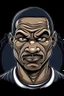 Placeholder: Mike Tyson American boxer ,playercartoon 2d