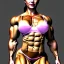 Placeholder: Ultra realistic, beautiful woman, female muscle growth, sequence