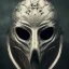 Placeholder: Mystery horror mask,Ambiance dramatique, dramatic lighting, volumetric lighting, hyperrealisme, 8k, high quality, lot of details, fit within portrait