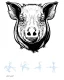 Placeholder: head of a goat drawn in pencil