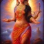 Placeholder: Beautiful painting of Indian goddess