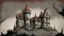 Placeholder: Vampire castle, comic style