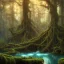 Placeholder: high-quality, fine-detail beautiful, breath-taking forest with gnarled trees, lush vegetation, clear reflective lake, tranquil, stunning, 8k resolution, intricate, digital art, detailed matte, volumetric lighting, George Grie, Anne Dittman, Anne Stokes, Lisa Parker, Selina French