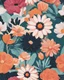Placeholder: aesthetic digital painting, bold colors, retro flower design, sold out on etsy, highest aesthetic score, best quality
