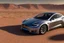 Placeholder: A Tesla 'Model S' is racing at top speed, in Mos Eisley on the planet Tatooine. (CINEMATIC, WIDE ANGLE LENS, PHOTO REAL)