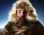 Placeholder: a sad and lonely viking looking up at the stars at night, hyper realistic, 8k, insane detail, atmospheric background, crying eyes, big fur coat, long braided hair, sharp focus, soft background, dynamic lighting, viking helmet, night time