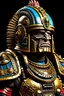 Placeholder: Aztec space marine hyperrealistic