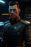 Placeholder: cyberpunk Star Trek officer