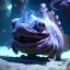 Placeholder: fluid ink angler fish creature, unreal engine 5, 8k resolution, photorealistic, ultra detailed