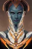 Placeholder: symmetry!! portrait ofobsidian fire alien in the style of horizon zero dawn, machine face, intricate, elegant, highly detailed, digital painting, artstation, concept art, smooth, sharp focus, illustration, art by artgerm and greg rutkowski and alphonse mucha, 8k
