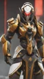 Placeholder: A close picture to Mix between Ramattra nemesis form and Genji in apex legends style