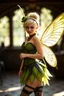 Placeholder: Full body Gorgeous Photography steampunk pixie with a resemblance to Tinkerbell, natural beauty