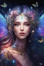 Placeholder: Burgundy hair, dark hair,dark red , rapunzel hair,very long hair,dark fairy princess,elven crown,night,dragonflies,beautiful,ong ashes,golden armor ,sparkle,night blooming,ivy,dark green,lilly of valley,golden elven crown,elven warrior,dark gold armor