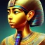 Placeholder: a Portrait of Egyptian tutankamon as studio ghibli