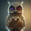 Placeholder: Owl,full body shining gold metal, elegant, bokeh, volumetric lighting, extreme detail, Photorealism, High detail, Hyper macro lens blur, 100mm, cinema4d, HDR, 8k, unreal engine 5