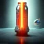 Placeholder: Star wars characters in a bottle floating, super high resolution, professional photograph, in focus, beautiful detail, professional digital art, stunning 4k, volumetric light, Award-winning photograph, photography, tokio background