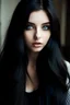 Placeholder: فتاة جميلة شعر أسود طويل عيون سوداء كبيرة