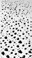 Placeholder: a path of dirty dog prints, black on white