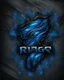 Placeholder: BLEU rag Logo IN black background