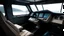 Placeholder: interior design of amored amphibious vehicle inpired by futuristic design with aesthetic look