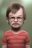 Placeholder: Dahmer toddler, full body, angry, bokeh, hyper realistic