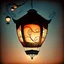 Placeholder: flying lantern stylized