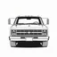 Placeholder: Chevrolet square body truck, high contrast black and white vector