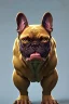 Placeholder: alien french bulldog musculature hulk body HD strong french bulldog hulk marvels Warcraft