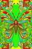 Placeholder: cover for coloring book ,Easy Patterns , butterfly, Calming and Unique Coloring page for Kids, and Creativity, Background of easy , a lot color, red,green,yellow,orange