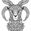 Placeholder: Ibex, front view, mandala, minimal lines, cartoon, white back ground color, real style, realistic, minimalistic, minimal black line art, line art, crisp line art, unique coloring sheet, outlined, outline, crisp, crisp line edges, illustration, thin lines, crisp clear lines, line art, clean line art, unique, 8k, amazing, masterpiece, no colors, no dark color, no black color, avoid thick black, minimalistic line edges, pure white back ground, image character full fit to page,