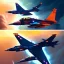 Placeholder: fullbody Drawing of 'fighter jets from the future',intricate detail,andrea bonelli,Kilian Eng,Ohrai, korra character,three quarters view, Steampunk design study,toned colors,16k