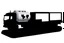 Placeholder: white fuel-tanker truck with black cow spots