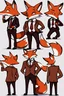 Placeholder: Fox character dressed in suits